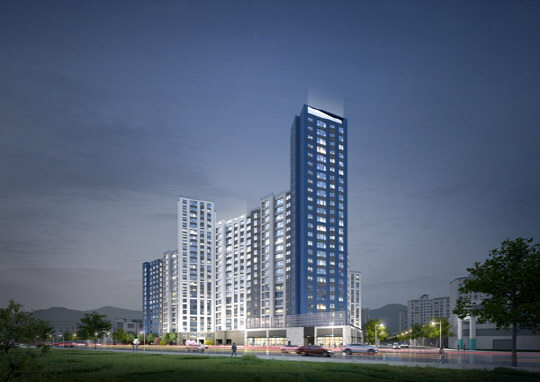 두산위브더센트럴 부평 투시도